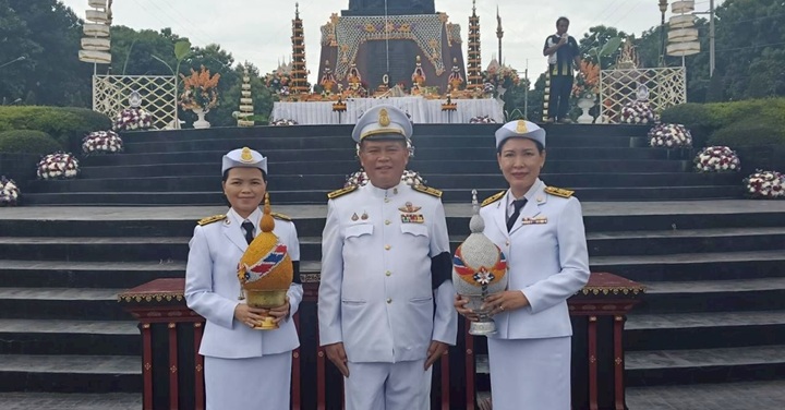 วิทยาเขตเชียงราย ร่วมพิธีถวายเครื่องสักการะบูชาองค์สมเด็จพระนเรศวรมหาราช