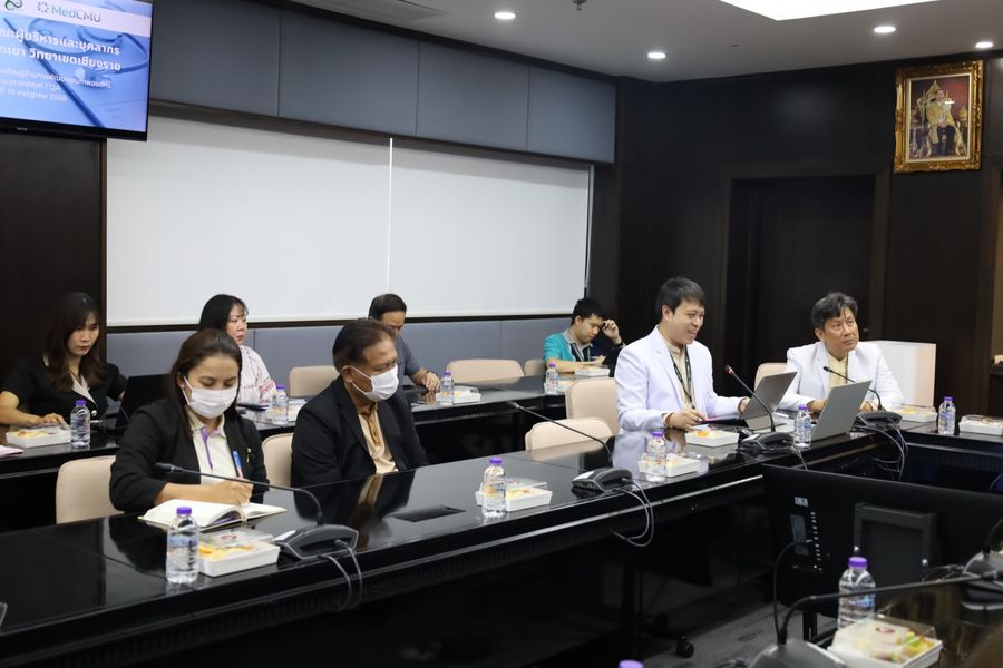 วิทยาเขตเชียงราย ศึกษาดูงาน TQA คณะแพทยศาสตร์ มช.