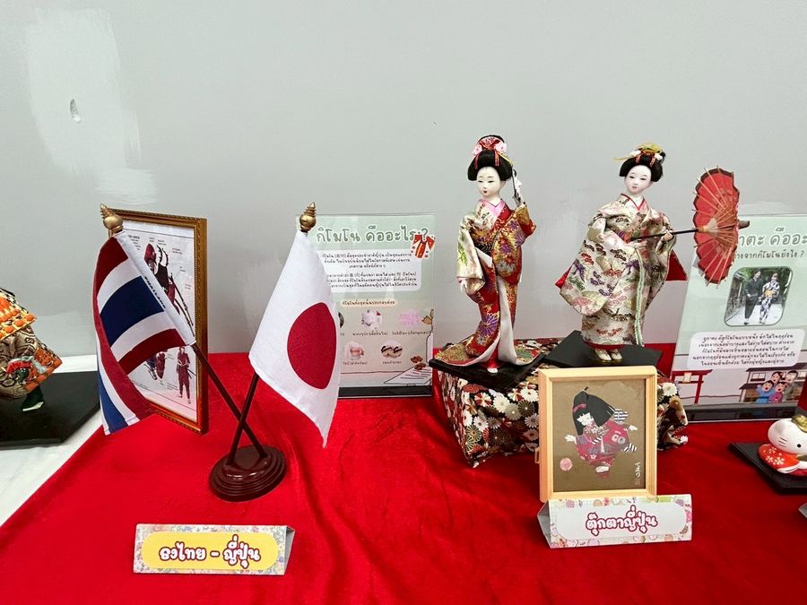 แสดงนิทรรศการผลงานการศึกษาดูงานต่างประเทศ ณ วิทยาเขตเชียงราย