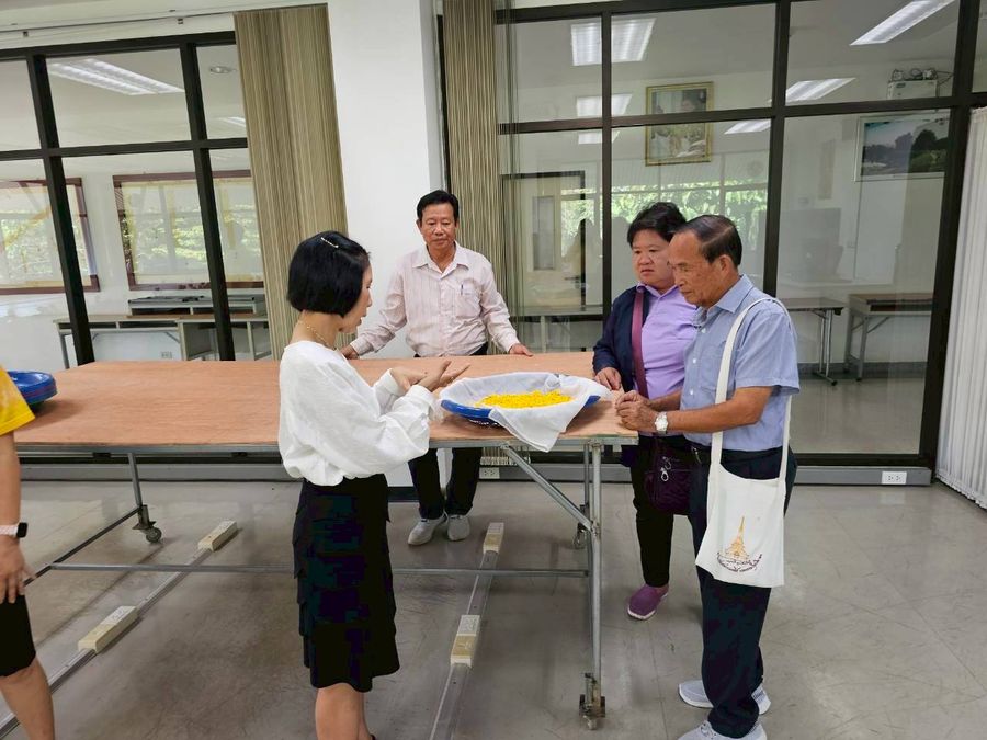 วิทยาเขตเชียงราย ร่วมมือดำเนินงานกับชุมชนป่าแดงโครงการส่งเสริมเศรษฐกิจสร้างสรรค์จังหวัดเชียงราย