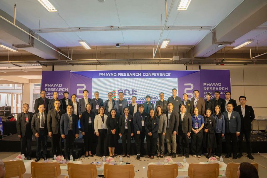 วิทยาเขตเชียงราย ร่วมพิธีเปิดพะเยาวิจัย ครั้งที่ 15 และรับป้ายพื้นที่การเรียนรู้