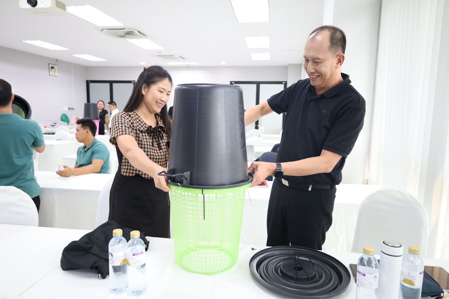 วิทยาเขตเชียงราย อบรมการส่งเสริมการใช้พื้นที่สีเขียวและการสร้างระบบนิเวศที่สมดุลภายในหน่วยงาน