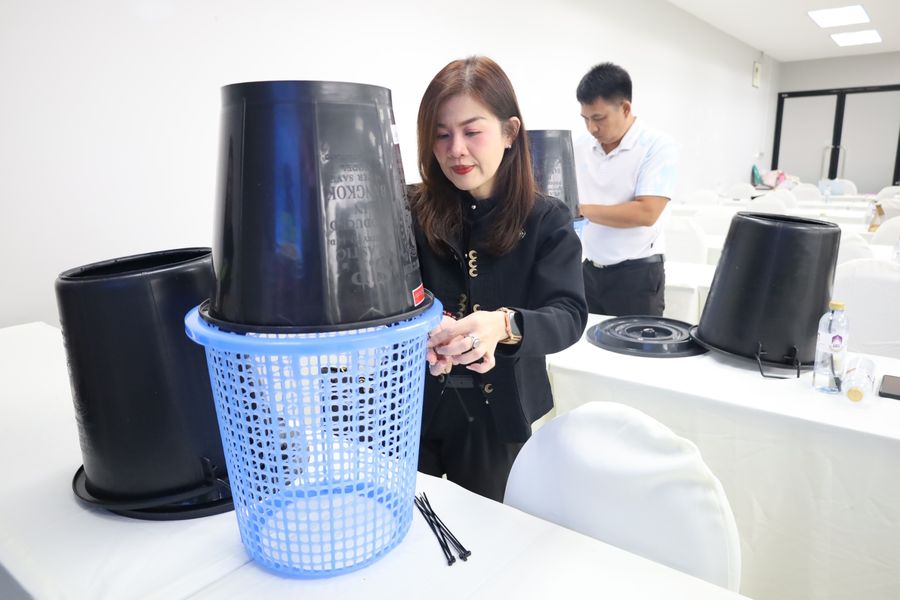 วิทยาเขตเชียงราย อบรมการส่งเสริมการใช้พื้นที่สีเขียวและการสร้างระบบนิเวศที่สมดุลภายในหน่วยงาน