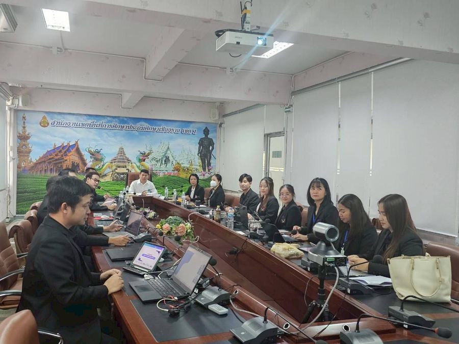 วิทยาเขตเชียงราย นิเทศการฝึกประสบการณ์วิชาชีพการบริหารการศึกษา ณ สพป.ชร.1