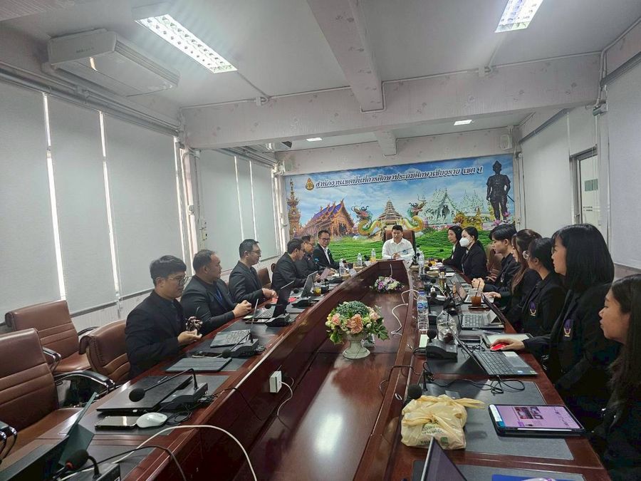 วิทยาเขตเชียงราย นิเทศการฝึกประสบการณ์วิชาชีพการบริหารการศึกษา ณ สพป.ชร.1