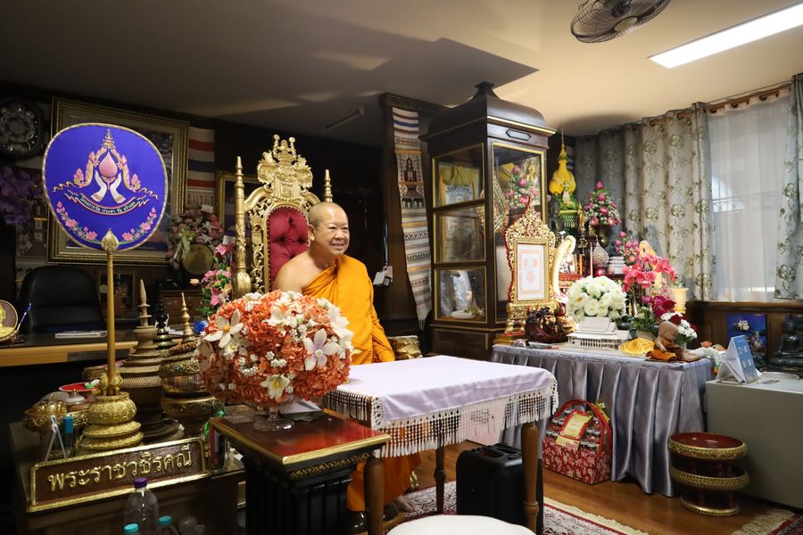 วิทยาเขตเชียงราย กราบนมัสการขอพรจากพระเดชพระคุณ พระราชวชิรคณี, ดร. เจ้าคณะ จ.เชียงราย