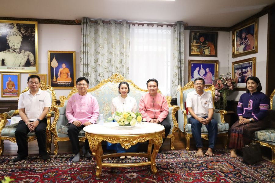 วิทยาเขตเชียงราย กราบนมัสการขอพรจากพระเดชพระคุณ พระราชวชิรคณี, ดร. เจ้าคณะ จ.เชียงราย