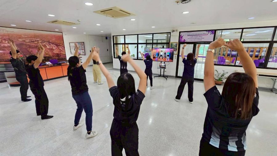 วิทยาเขตเชียงราย ออกกำลังกายเพื่อสุขภาพที่แข็งแรง