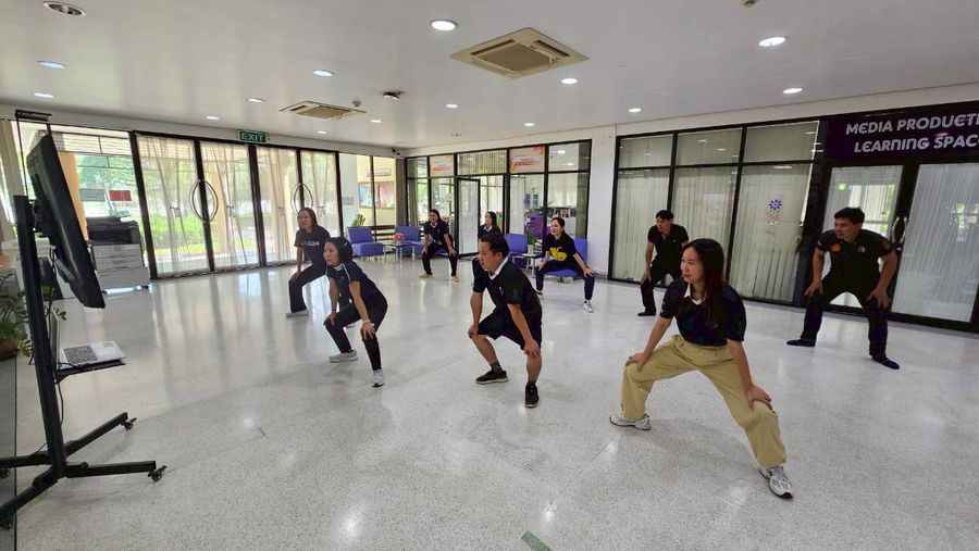 วิทยาเขตเชียงราย ออกกำลังกายเพื่อสุขภาพที่แข็งแรง