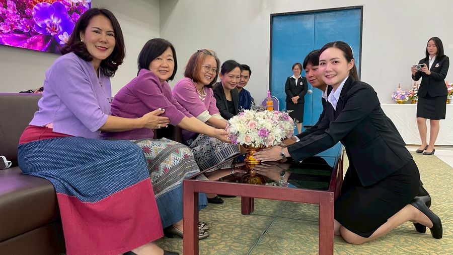 พิธีไหว้ครูนิสิตหลักสูตรและการสอน วิทยาเขตเชียงราย