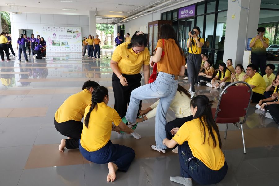 นิสิตบริหารการศึกษา วิทยาเขตเชียงราย จัดกิจกรรมสานสัมพันธ์น้องพี่ สร้างความสามัคคีและเสริมสร้างสุขภาวะที่ดี