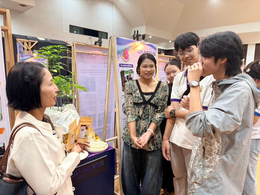 วิทยาเขตเชียงราย ร่วมจัดแสดงนวัตกรรมเศรษฐกิจสร้างสรรค์ ในงาน UP-NEXUS Innovation Day 2026