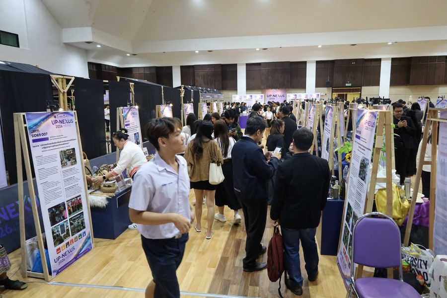 วิทยาเขตเชียงราย ร่วมจัดแสดงนวัตกรรมเศรษฐกิจสร้างสรรค์ ในงาน UP-NEXUS Innovation Day 2026